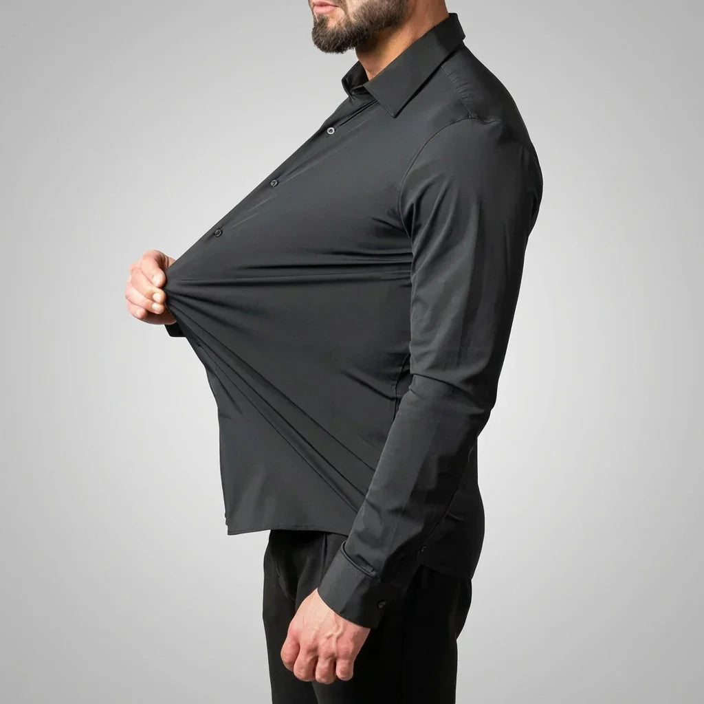 Camisa Aureo™ Em Poliamida Sedosa com Alta Elasticidade