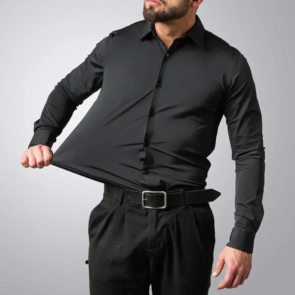 Camisa Aureo™ Em Poliamida Sedosa com Alta Elasticidade