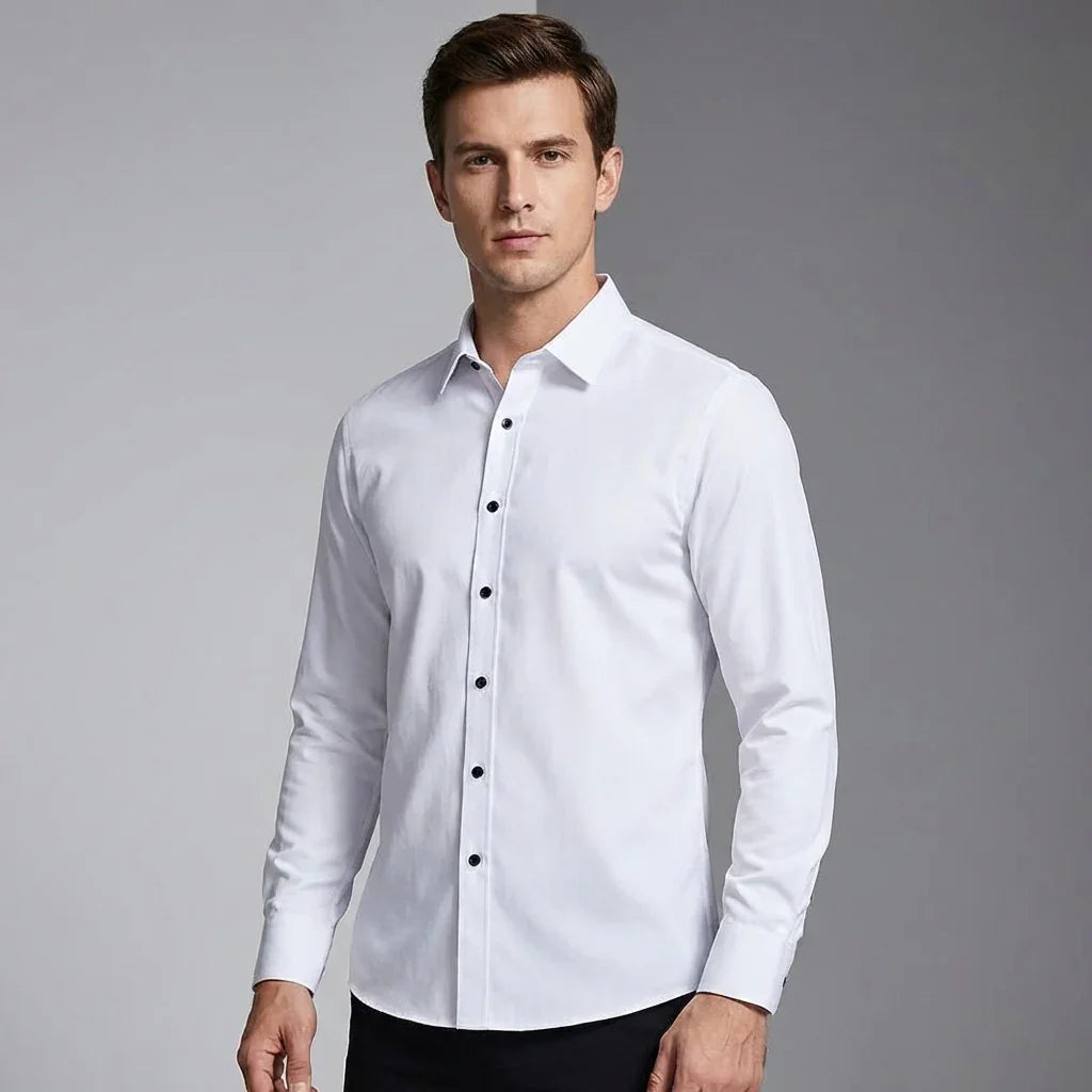 Camisa Aureo™ Em Poliamida Sedosa com Alta Elasticidade