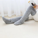 [COMPRE 2 E LEVE 3] Meias Longas Veloura™ em Tecido Felpudo Estilo Pantufa Ultra Macias