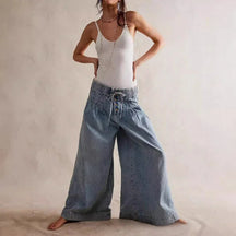 Calça Feminina Solen™ em Jeans Macio com Cintura Alta Modeladora