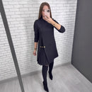 Vestido Gênova™ com Recorte Plissado Escultural