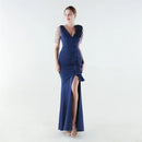 Vestido Aurielle™ com Ombro Decorado e Acabamento Premium