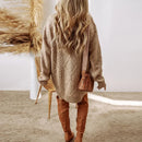 Suéter Longo Oversized Bellmont™ em Tricô Premium