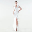 Vestido Aurielle™ com Ombro Decorado e Acabamento Premium
