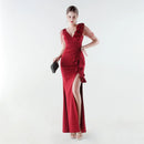 Vestido Aurielle™ com Ombro Decorado e Acabamento Premium