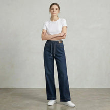Calça Atlanta™ com Corte Reto e Cintura Ajustável
