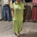 Vestido Nara™ com Capuz e Bolso Frontal Funcional