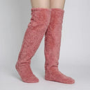 [COMPRE 2 E LEVE 3] Meias Longas Veloura™ em Tecido Felpudo Estilo Pantufa Ultra Macias