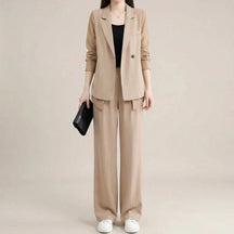 Conjunto Alviera™ com Blazer Sofisticado e Design de Alfaiataria
