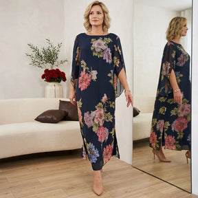 Vestido Isabel™ em Viscose Premium com Estampa Floral