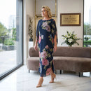 Vestido Isabel™ em Viscose Premium com Estampa Floral