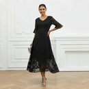 Vestido Celira™ com Design Floral Sofisticado