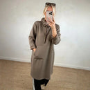 Moletom Dalen™ Estilo Vestido com Design Urbano