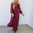 Vestido Avelline™ com Estampa Refinada e Caimento Fluido