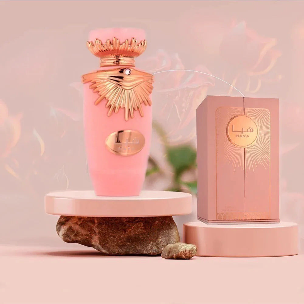 Perfume Lattafa Haya (Pink) Edp Feminino 100Ml